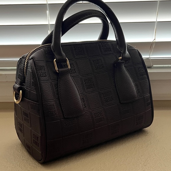 Steve Madden Brown Faux Leather Embossed Handbag - Picture 5 of 5